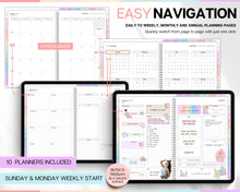 Load image into Gallery viewer, 2025 COLORFUL Digital Planner | GoodNotes Planner With Daily, Weekly &amp; Monthly Planner | Undated Life Planner For Notability &amp; iPad
