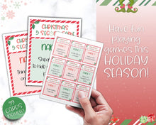 Load image into Gallery viewer, Christmas 5-Second Game | 99 Printable Cards for Festive Fun | Printable Christmas Party Game for Adults, Kids, and Family Holiday Parties
