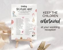 Load image into Gallery viewer, Kids Wedding Game | Scavenger hunt for kids, Wedding Table Games, Treasure Hunt for Kids Wedding Table, I spy | Perfect Activity Game for kids
