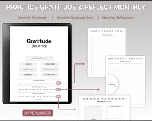 Load image into Gallery viewer, 2024 Kindle Scribe Gratitude Journal | Daily Mindfulness Journal &amp; Digital Planner for Wellness &amp; Reflections
