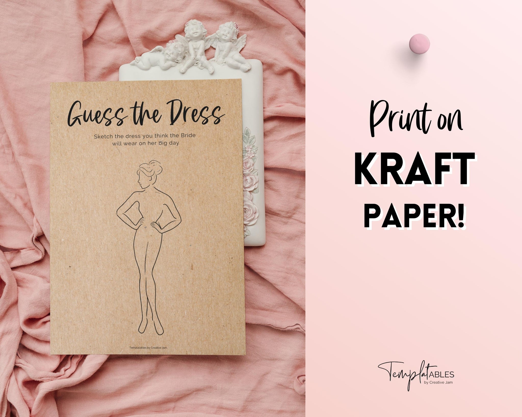 'Guess the Dress' Bridal Shower Game Printable