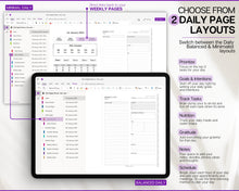 Load image into Gallery viewer, MID YEAR OneNote Planner | Includes 2024 Digital Planner, OneNote Template, Daily, Weekly, Monthly Planning for Windows, Adhd, | Perfect for Notebook &amp; One Note
