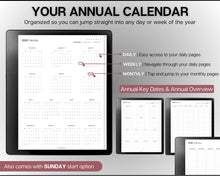 Load image into Gallery viewer, 2026 DAILY Planner for Kindle Scribe | Hyperlinked Digital Planner &amp; Templates for the Kindle Scribe
