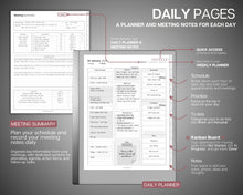 Load image into Gallery viewer, 2026 Digital Planner for Professionals, reMarkable Calendar, Minimalist Daily Schedule, Task List, Templates for reMarkable
