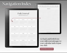 Load image into Gallery viewer, Kindle Scribe Daily Journal | Includes Digital Journal, Digital Notebook, Lined Note Taking, Kindle Template, Kindle Planner &amp; Digital Diary Calendar
