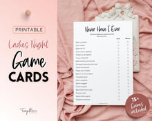 Load image into Gallery viewer, Girls Night Games BUNDLE - 15 Printable Games for Ladies Night In
