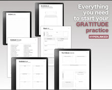 Load image into Gallery viewer, 2024 Kindle Scribe Gratitude Journal | Daily Mindfulness Journal &amp; Digital Planner for Wellness &amp; Reflections
