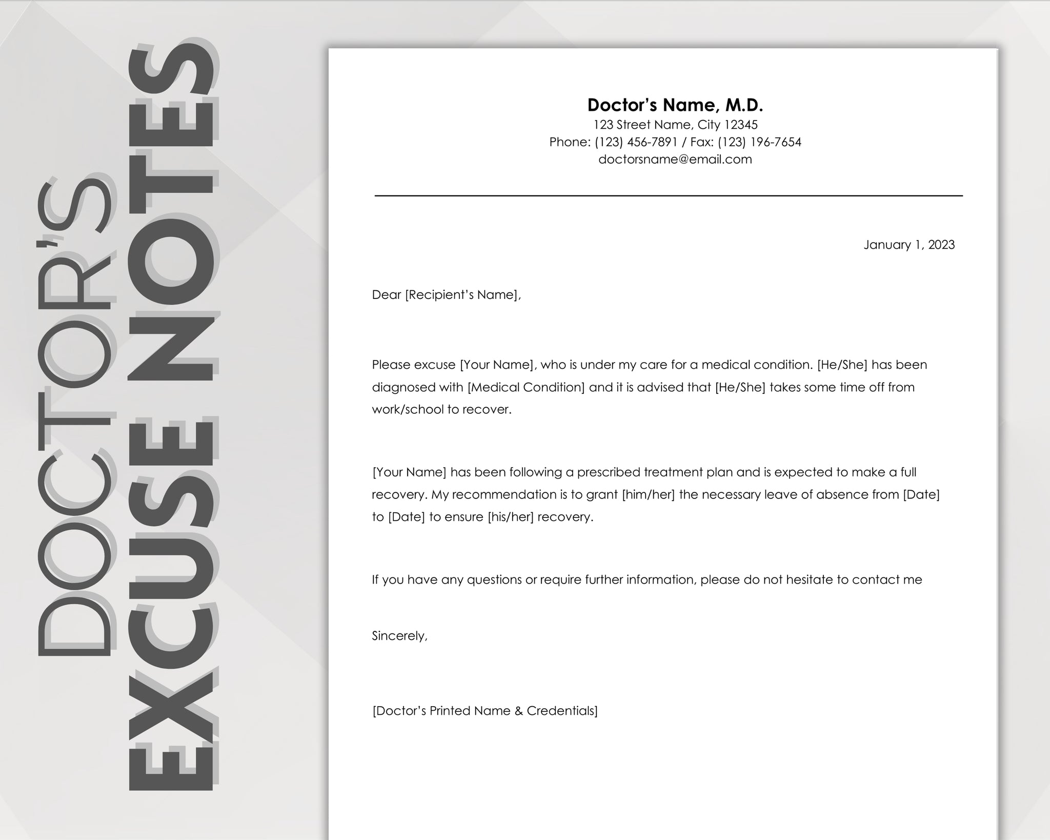 Doctors Absent Note Does A Doctor's Note Excuse An Absence From School