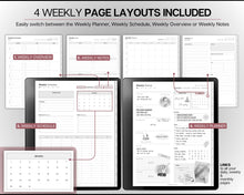 Load image into Gallery viewer, Kindle Scribe UNDATED Daily Planner | Includes Kindle Scribe templates, Weekly &amp; Monthly Planner, Undated Planner, Kindle Planner &amp; Digital Journal
