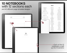 Load image into Gallery viewer, 2026 DAILY Planner for Kindle Scribe | Hyperlinked Digital Planner &amp; Templates for the Kindle Scribe

