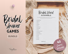 Load image into Gallery viewer, 40+ Bridal Shower Games Bundle for Weddings &amp; Bachelorette Parties
