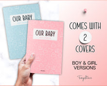 Load image into Gallery viewer, Printable Baby Daily Log | Includes Baby Care Log, Baby Tracker, Baby Journal, Bonus Baby Schedule, Printable Infant Daily Log for Newborn |Pumping, Nanny &amp; Feeding

