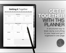 Load image into Gallery viewer, Brain Dump Planner for Kindle Scribe | With To Do List Printable, Digital ADHD Planner, Priority Matrix, Work &amp; Daily Productivity
