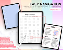 Load image into Gallery viewer, Digital Notebook | Hyperlinked Portrait Notebook with Aesthetic Covers and Note-Taking Templates for GoodNotes &amp; iPad
