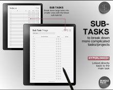 Load image into Gallery viewer, To Do List templates for Kindle Scribe | Digital TO DO LISTS with 9 hyperlinked templates, Weekly planner, Daily Calendar, adhd to do list &amp; tasks

