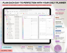 Load image into Gallery viewer, COLORFUL 2024 OneNote Planner | 2024 Digital Planner with OneNote Templates, Daily, Weekly &amp; Monthly | Perfect for Windows, Adhd, Notebook &amp; One Note | Colorful
