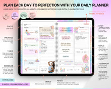 Load image into Gallery viewer, 2025 COLORFUL Digital Planner | GoodNotes Planner With Daily, Weekly &amp; Monthly Planner | Undated Life Planner For Notability &amp; iPad
