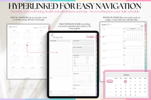 Load image into Gallery viewer, 2026 Digital FITNESS planner, GoodNotes Fitness Planner, Fitness Journal, Weight Loss Tracker, iPad Workout Planner, Wellness Template (Colorful)
