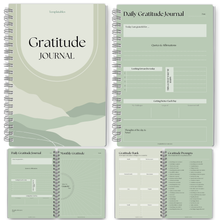 Load image into Gallery viewer, Gratitude &amp; Mindfulness Journal | Gratitude Template, Self Care Planner, Positivity Diary, Daily Journal, Gratitude Jar, Wellness, Manifestation Journal | A5
