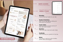 Load image into Gallery viewer, Productivity MEGA BUNDLE! 2026 Digital Planner Pack | Minimal Daily Planner, To Do List, Digital Notebook &amp; Meeting Notes, Smart Apple Links
