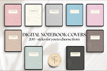 Load image into Gallery viewer, 200+ FREE Digital Notebook Covers
