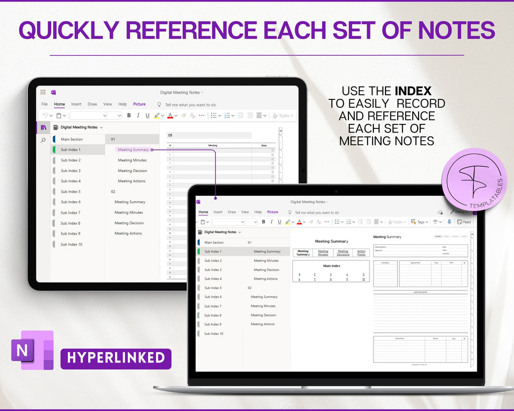 OneNote Meeting Notes Template | Perfect for Efficient Note-Taking!