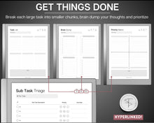 Load image into Gallery viewer, Digital To Do List for the reMarkable tablet | 9 Hyperlinked Digital To Do Lists, Productivity Templates
