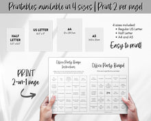 Load image into Gallery viewer, Office Bingo: Fun Icebreaker Game for Workplace, Retirement, and Get-to-Know-You Parties - Includes Human Bingo and Find the Guest Who

