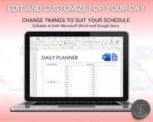 Load image into Gallery viewer, EDITABLE 15 Minute Planner | Includes 15 Minutes Daily Planner, 15 Minute Tracker, Half Hour, Hourly, Time Block Template &amp; Undated Appointment Tracker
