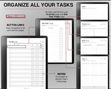 Load image into Gallery viewer, Templates for Kindle Scribe, ESSENTIALS PACK, 2026 Daily Planner, Digital To Do List, Meeting Minutes Meeting Notes, Journal Notebook
