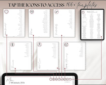Load image into Gallery viewer, MOM Digital Planner | 2024 &amp; 2025 Mom Life Digital Planner for Busy Mom | GoodNotes, iPad and Digital Life Planner with FREE digital stickers &amp; Planner Covers!
