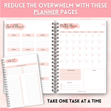 Load image into Gallery viewer, ADHD Daily Planner for Neurodivergent Adults - Productivity Daily Planner &amp; Task Management to Stay Organized and Focused | A5 Pastel Rainbow
