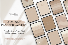 Load image into Gallery viewer, FREE 2026/27 Digital Planner Covers - Academic/Mid year collection
