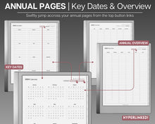 Load image into Gallery viewer, 2024 reMarkable 2 Monthly Calendar | reMarkable Digital Planner &amp; reMarkable calendar template | Minimalist
