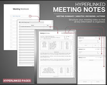 Load image into Gallery viewer, ALL ACCESS template pack for the reMarkable 2 | 2025 Daily Planner, Digital To Do List, Meeting Minutes, Journal &amp; Notebook, Calendar, Tasks
