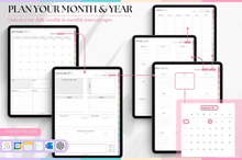 Load image into Gallery viewer, 2026 Digital FITNESS planner, GoodNotes Fitness Planner, Fitness Journal, Weight Loss Tracker, iPad Workout Planner, Wellness Template (Colorful)
