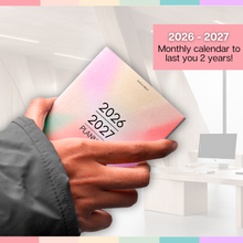 Load image into Gallery viewer, 2026-2027 Pocket Planner | Small A6 Size - Fits in Your Bag | Two-Year Calendar | Premium 120gsm Paper | Portable &amp; Durable Design
