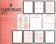 Load image into Gallery viewer, 2024 Digital Christmas Planner | Xmas Holiday Checklist, Shopping List, To Do List for GoodNotes &amp; iPad
