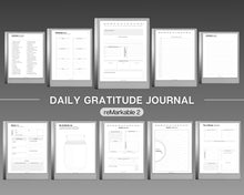Load image into Gallery viewer, Digital Gratitude Journal for reMarkable 2 | reMarkable 2 Templates with Daily Mindfulness Journal, Digital Planner, Wellness, Reflections &amp; 366 days dairy
