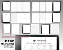Load image into Gallery viewer, Digital Notebook made for Kindle Scribe| With over 40+ Page Templates for your Kindle Scribe | Hyperlinked Note Taking Templates including Cornell, Lined, Dotted, Grid &amp; Bonus Covers
