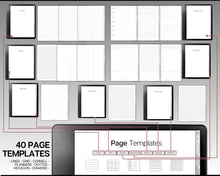 Load image into Gallery viewer, Kindle Scribe Digital Notebook | With over 40+ Page Templates for your Kindle Scribe | Hyperlinked Note Taking Templates including Cornell, Lined, Dotted, Grid &amp; Bonus Covers
