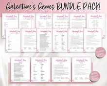 Load image into Gallery viewer, GALENTINES Games Bundle | 15 Printable Party Games for Galentines Day | Valentines Day Party Game &amp; Girls Night
