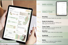 Load image into Gallery viewer, Productivity MEGA BUNDLE! 2026 Digital Planner Pack | Green Daily Planner, To Do List, Digital Notebook &amp; Meeting Notes, Smart Apple Links
