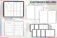 Load image into Gallery viewer, 2026 COLORFUL Digital Planner | GoodNotes Planner With Daily, Weekly &amp; Monthly Planner | SMART Integration with Apple Calendar, ChatGPT, Google &amp; more...
