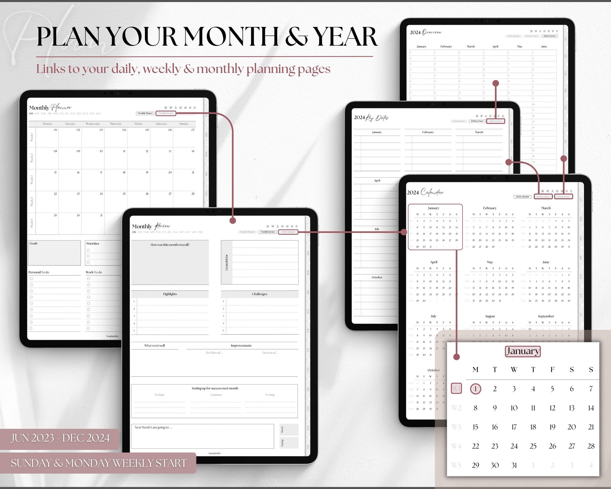 Digital Planner - Neutral Version – Baddies and Budgets