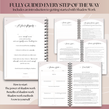 Load image into Gallery viewer, Shadow Work Journal | Discover your Shadow Self with this Guided Healing, Therapy and Mindfulness Journal | Includes Shadow Work Journal Inner Child Prompts | A5
