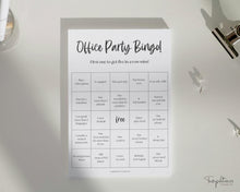 Load image into Gallery viewer, Office Bingo: Fun Icebreaker Game for Workplace, Retirement, and Get-to-Know-You Parties - Includes Human Bingo and Find the Guest Who
