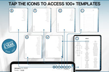 Load image into Gallery viewer, The 2 YEAR Digital Planner (2026 &amp; 2027) in soft BLUE. Daily Weekly, Monthly Planner &amp; Life Planner. Ideal for use on Goodnotes and iPad. Smart Apple Links
