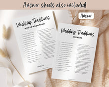 Load image into Gallery viewer, Wedding Table Games BUNDLE | 40 Wedding Games including Reception Party Games, I Spy Wedding Game, Crossword, Advice, Ice Breaker &amp; Printable Games
