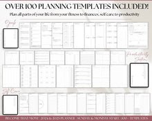 Load image into Gallery viewer, MOM Digital Planner | 2024 &amp; 2025 Mom Life Digital Planner for Busy Mom | GoodNotes, iPad and Digital Life Planner with FREE digital stickers &amp; Planner Covers!
